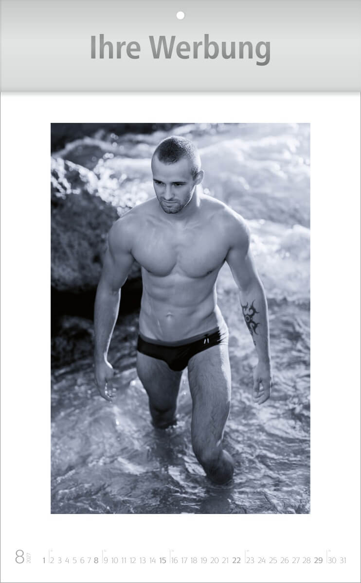Wandkalender Men – Ausgabe 2027 Monat August