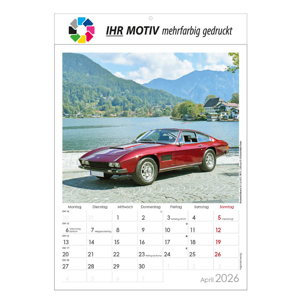 Kalender Oldtimer Monat April