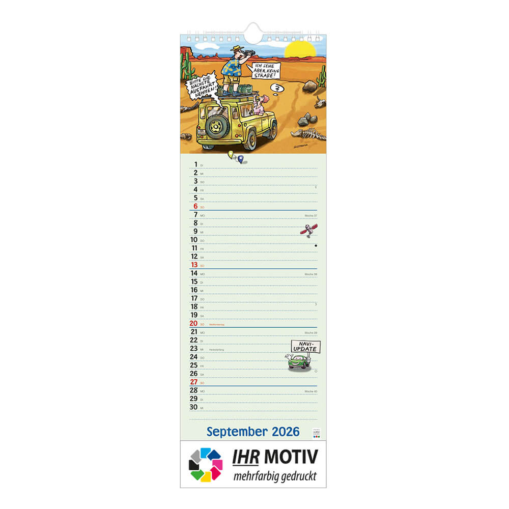 Werkstattkalender Monat September