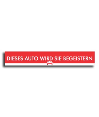 Vorschau: Spannband 200 x 30 cm, rot