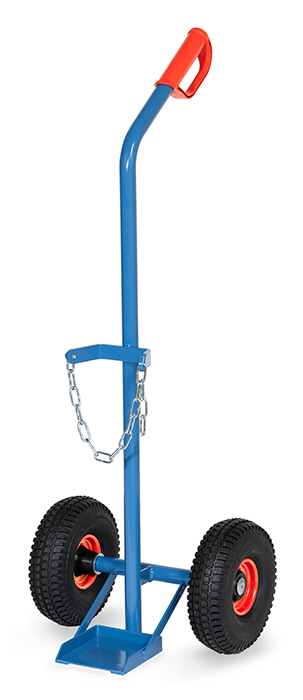 Vorschau: Fetra Stahlflaschenkarre Lufträder 260 x 85 mm für 1 Stahlflasche 10 Liter