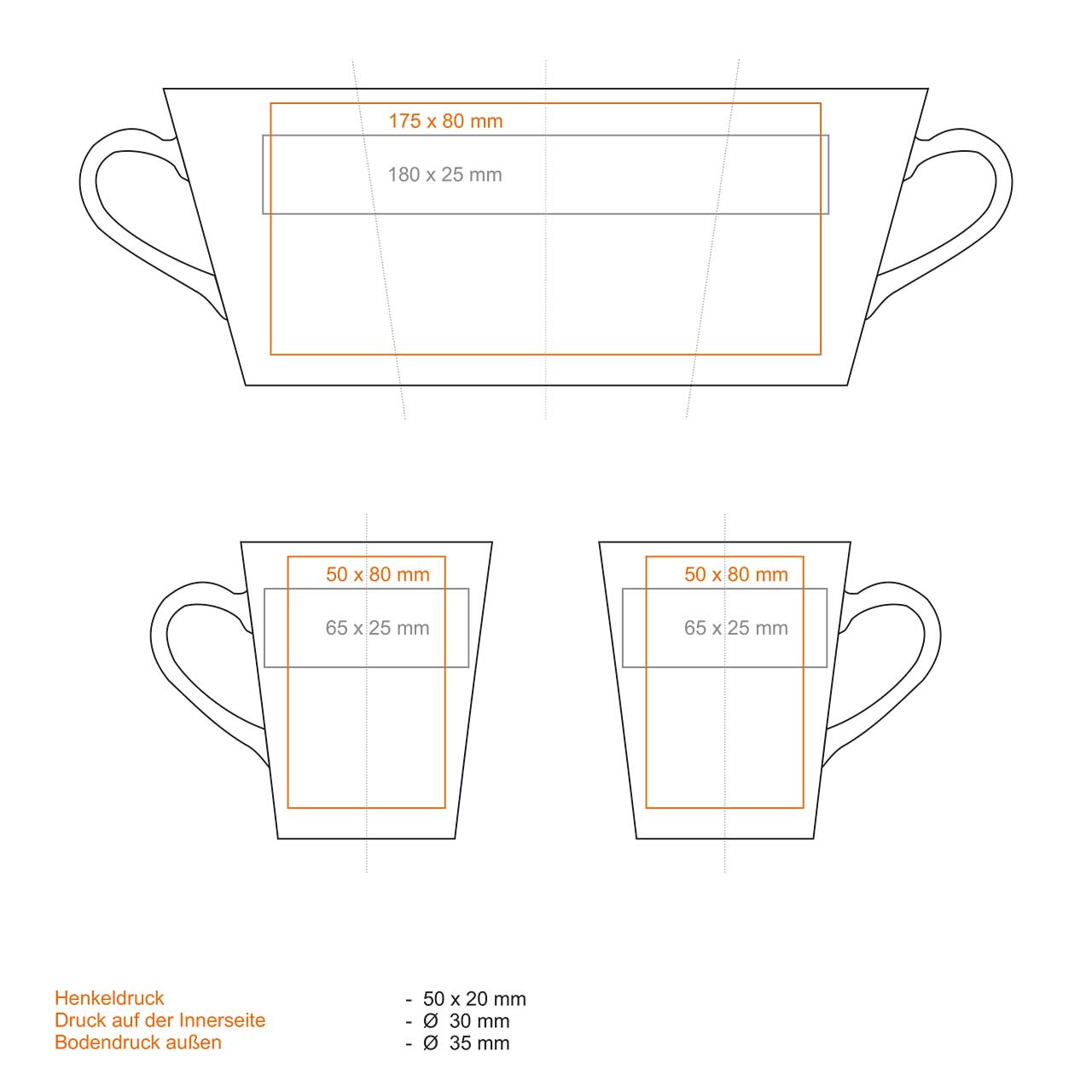 Vorschau: Opty Tasse aus Porzellan