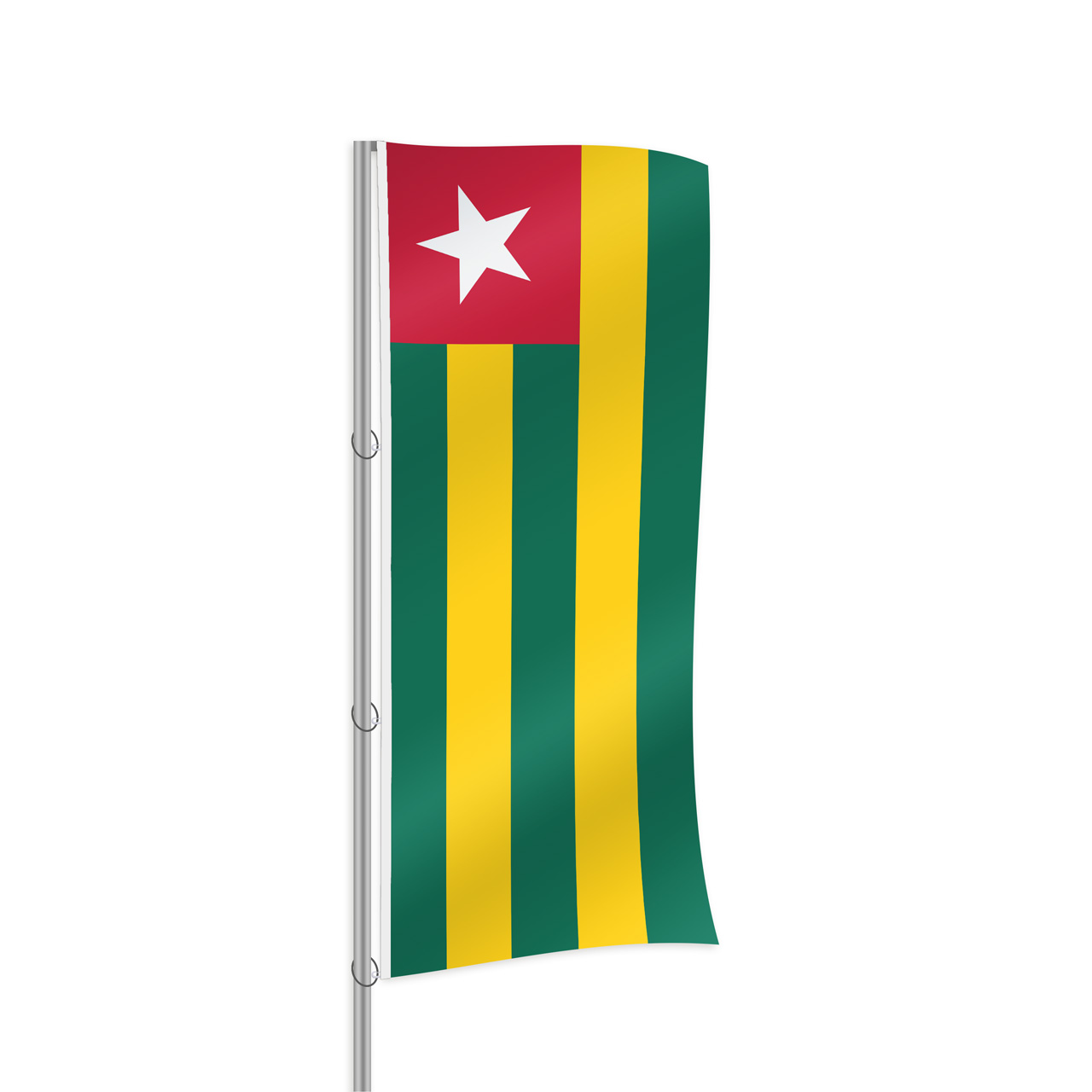 Togo Fahne im Hochformat kaufen