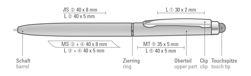 Vorschau: SKINNY TOUCH Drehkugelschreiber