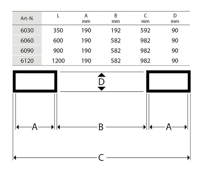 Vorschau: Fetra Selbstkipper Außenmaße 1294 x 1141 x 837 mm