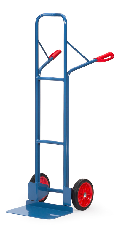 Vorschau: Fetra Stapelkarre Vollgummiräder 260 x 56 mm bis 300 kg Höhe 1600 mm breite Schaufel