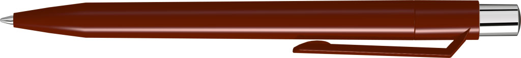 ON TOP SI F Druckkugelschreiber aubergine Clip unten