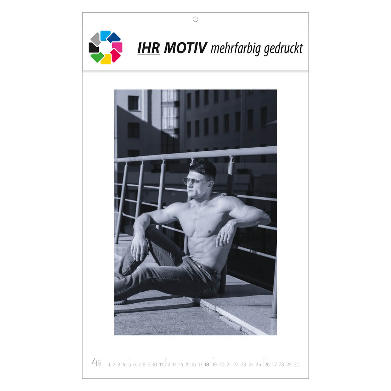 Wandkalender Men – Ausgabe 2027 Monat April