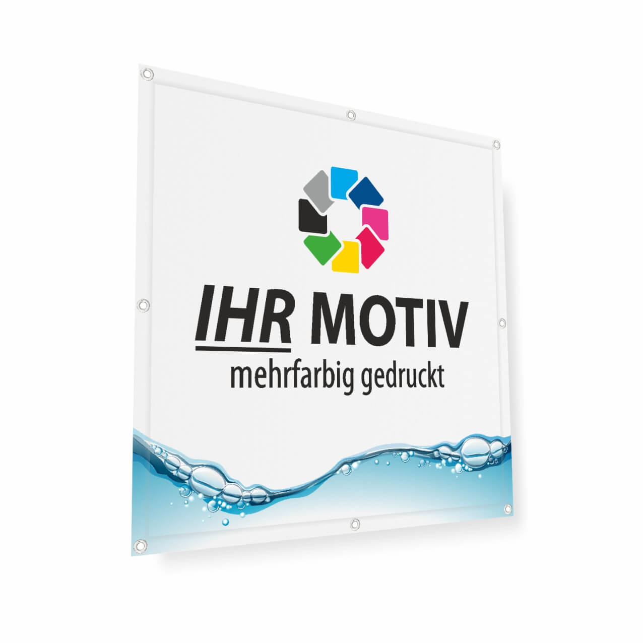 Vorschau: Werbebanner PVC Individuell 100 x 100 cm