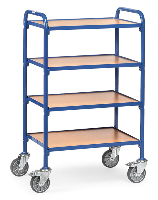 Vorschau: Fetra Beistellwagen mit Böden Ladefläche 630 x 470 mm