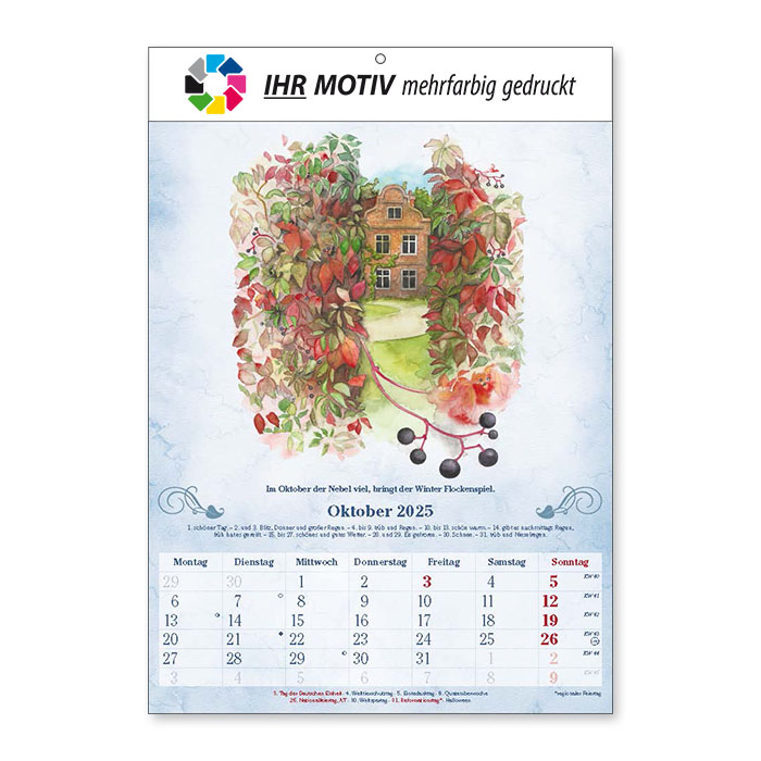 Bildkalender Der 100-Jährige Ausgabe 2025 Oktober