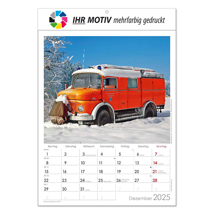 Vorschau: Bildkalender Oldtimer, Ausgabe 2026