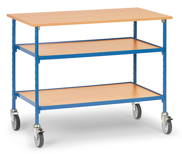 Vorschau: Fetra Rolltisch Ladefläche 1120 x 650 mm 3 Böden