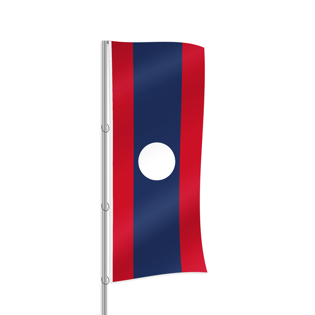 Laos Fahne im Hochformat kaufen