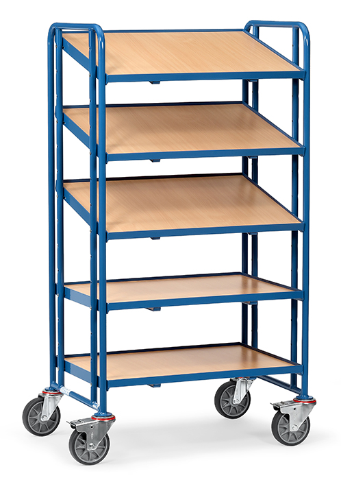 Fetra Eurokastenwagen mit Böden brillantblau Ladefläche 820 x 610 mm