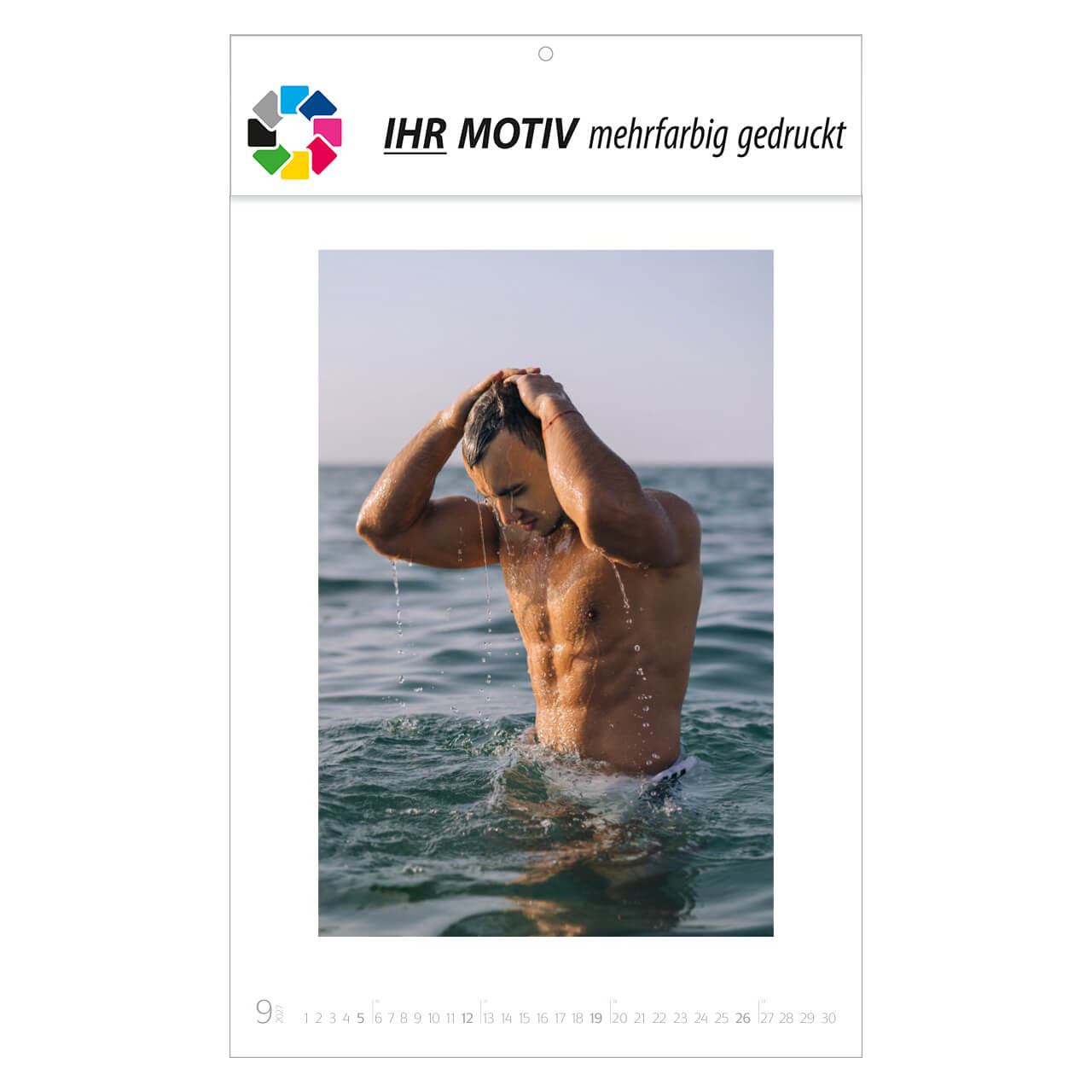 Wandkalender Dream Men – Ausgabe 2027 Monat September