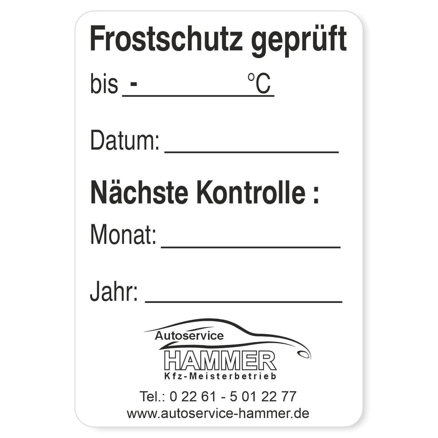 Frostschutz geprüft Beispiel 2