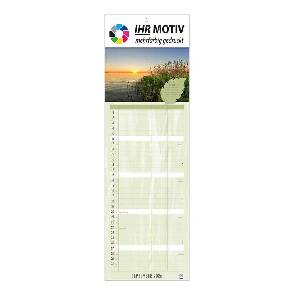 Streifenkalender Naturliebe Monat September
