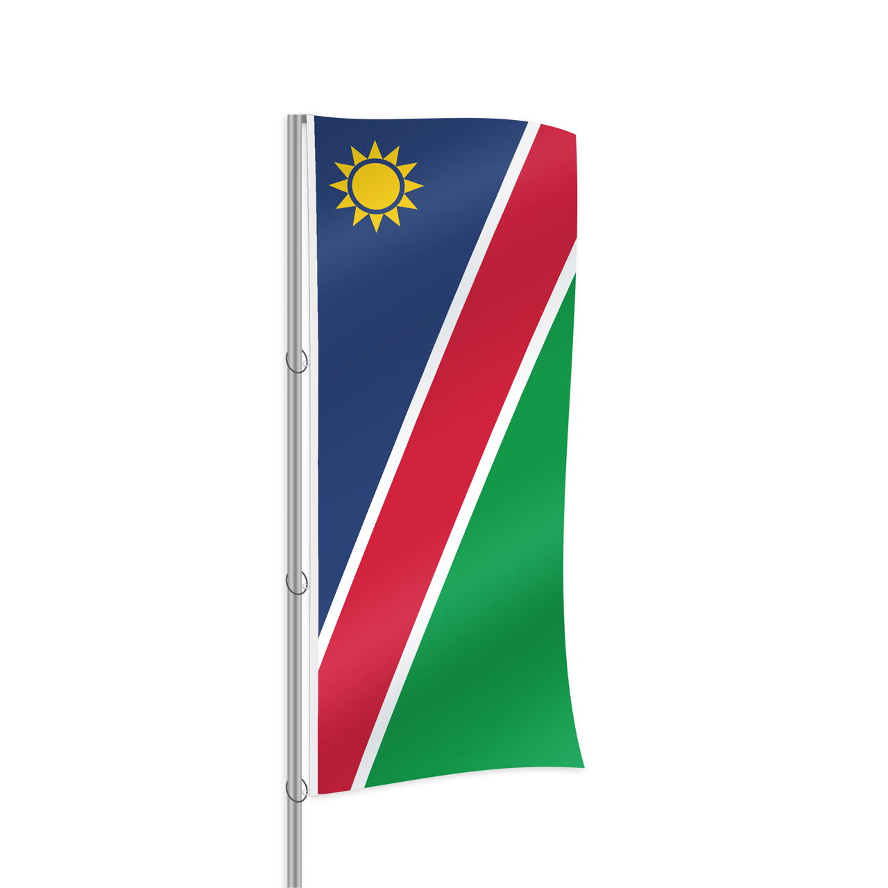 Namibia Fahne im Hochformat kaufen