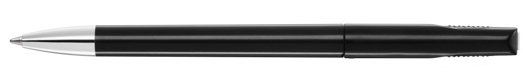 PUR SI Druckkugelschreiber schwarz Clip hinten