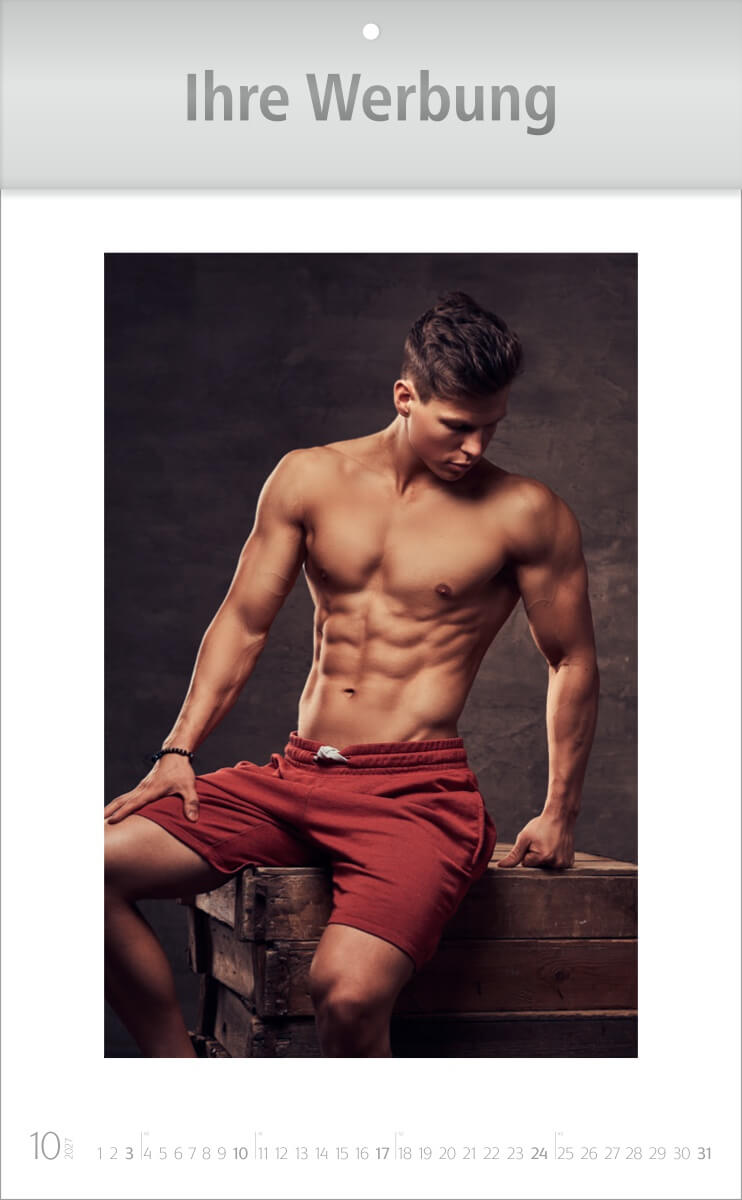 Wandkalender Dream Men – Ausgabe 2027 Monat Oktober
