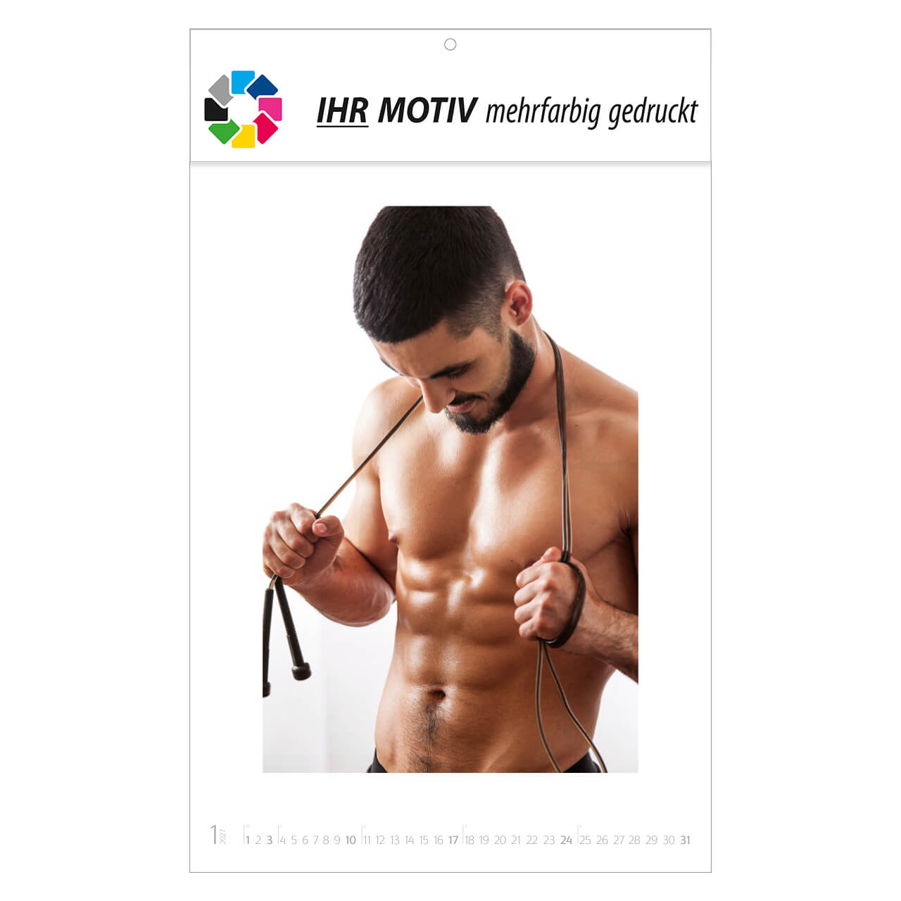 Wandkalender Dream Men – Ausgabe 2027 Monat Januar