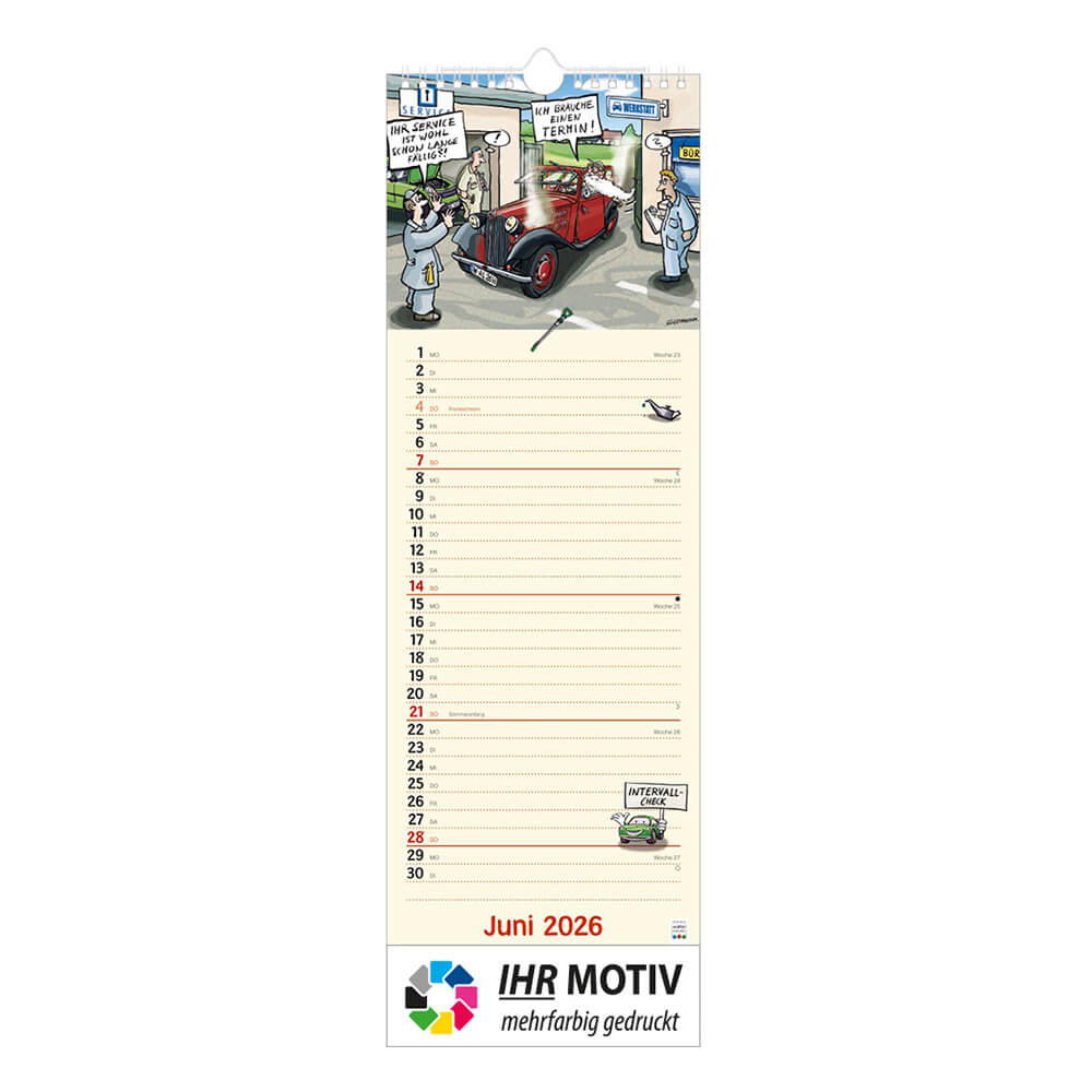 Werkstattkalender Monat Juni