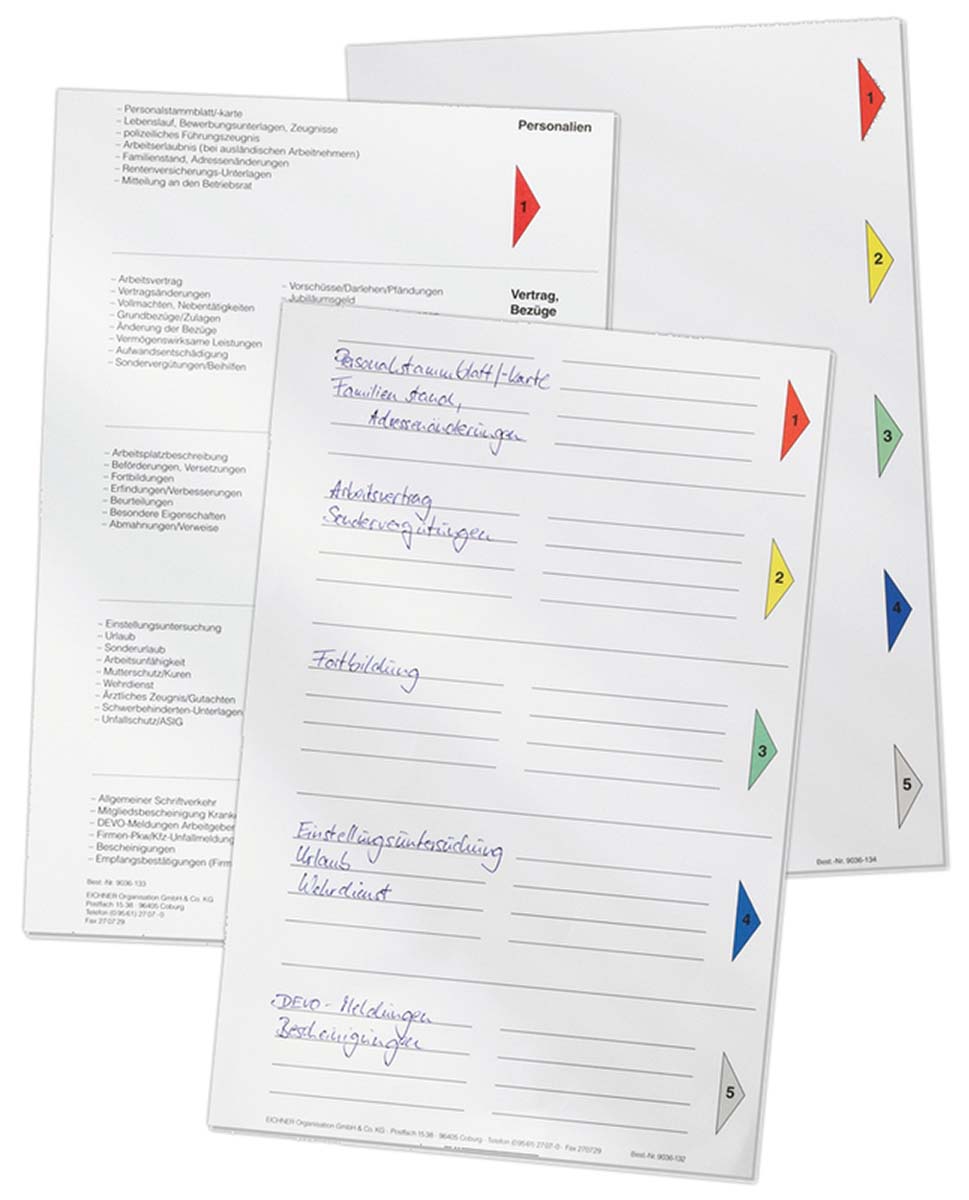 Vorschau: Register-Vorblatt