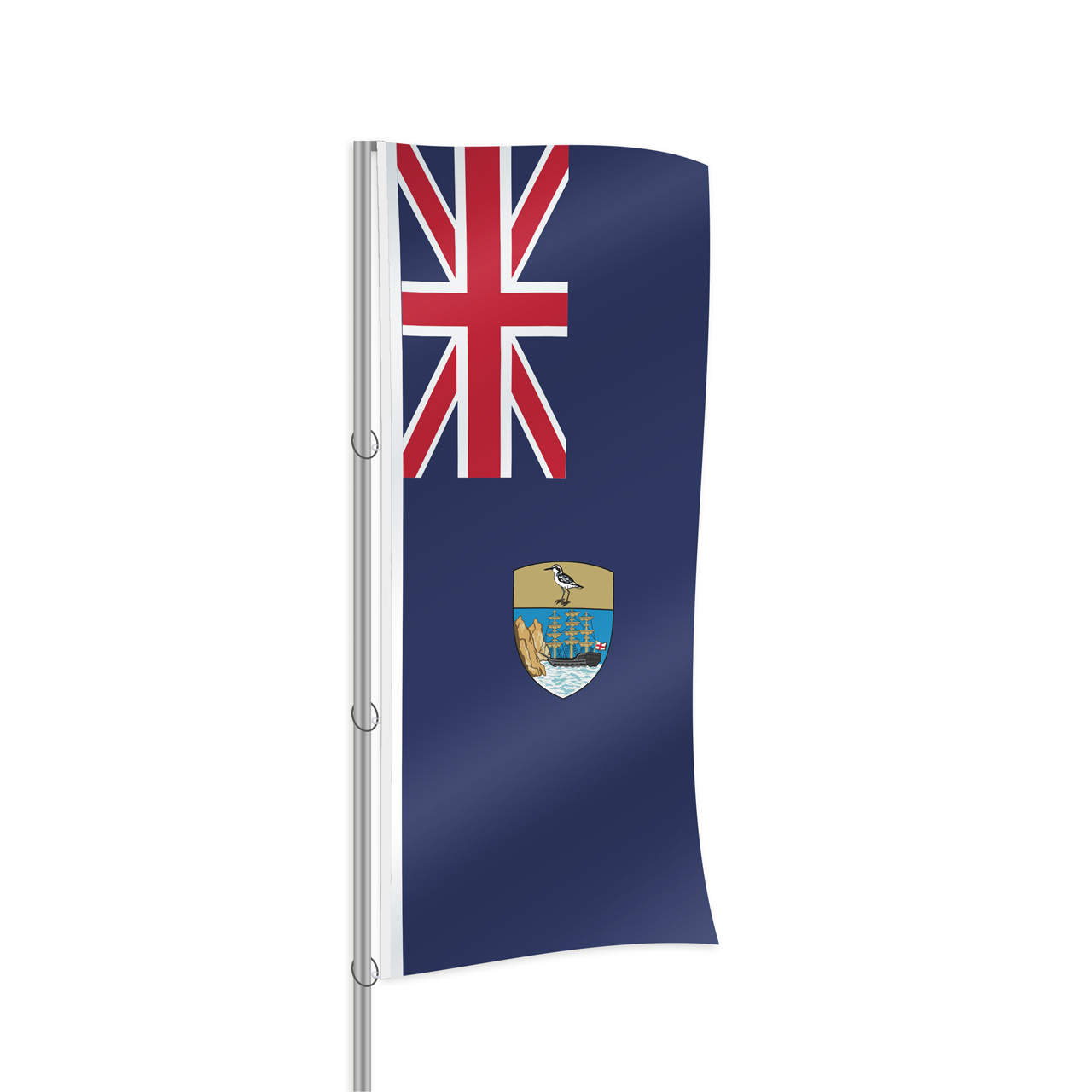StHelenaAscensionundTristandaCunha Fahne im Hochformat kaufen