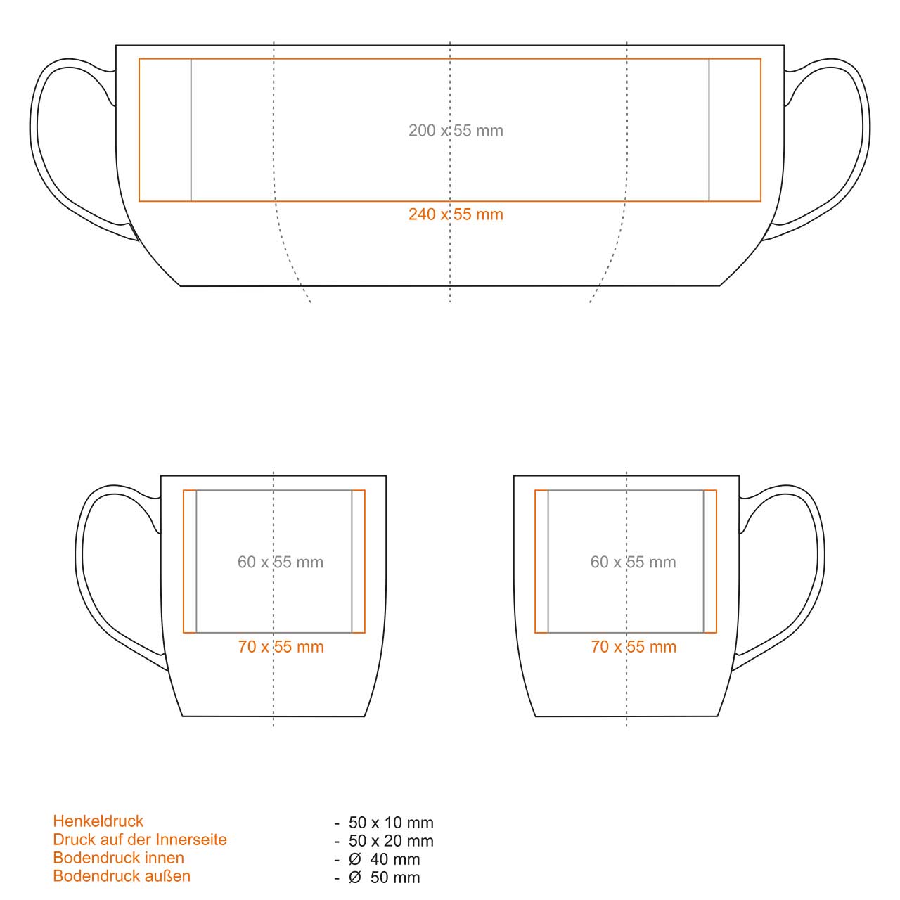 Vorschau: Decor Tasse aus New Bone China
