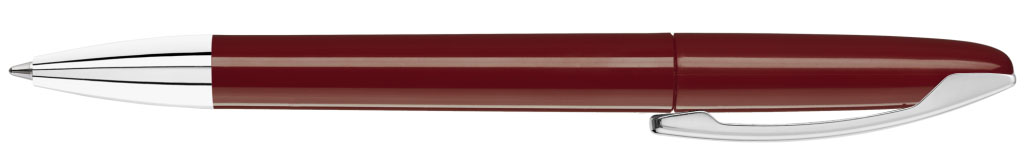 ICON M-SI Druckkugelschreiber aubergine Clip unten