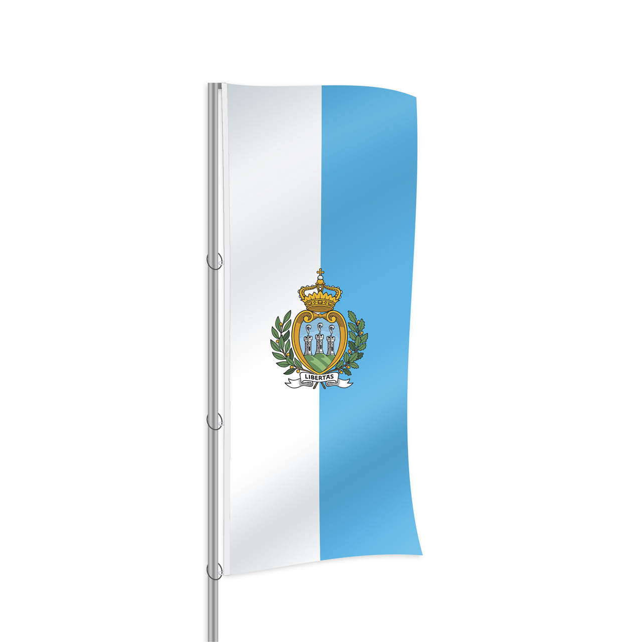 SanMarino Fahne im Hochformat kaufen