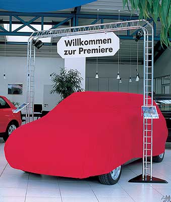 Vorschau: Fahrzeugabdeckung rot