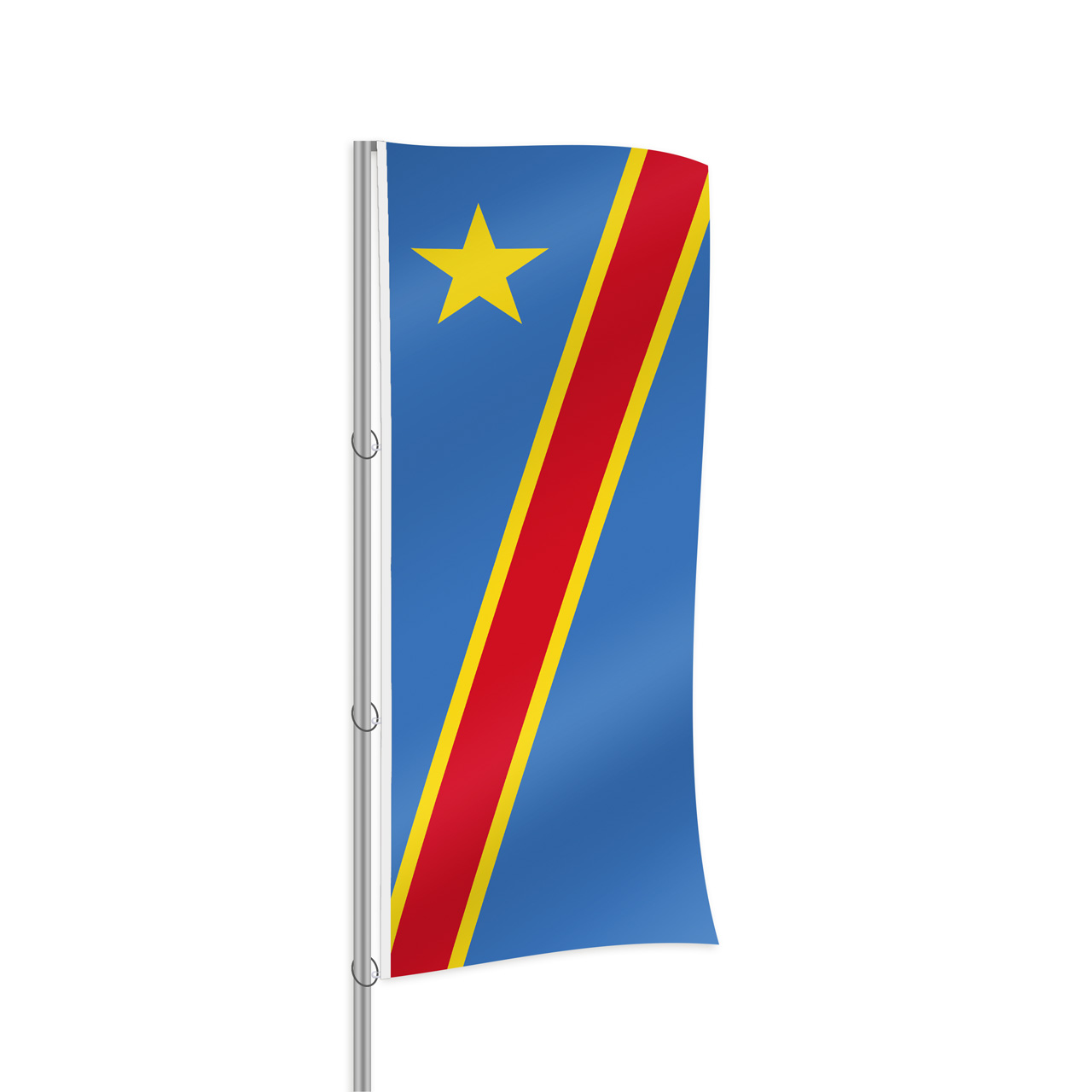 Vorschau: Kongo, Demokratische Republik Fahne