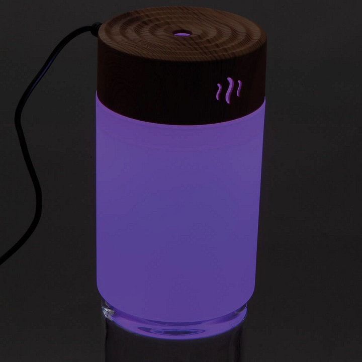 Luftbefeuchter mit LED lila