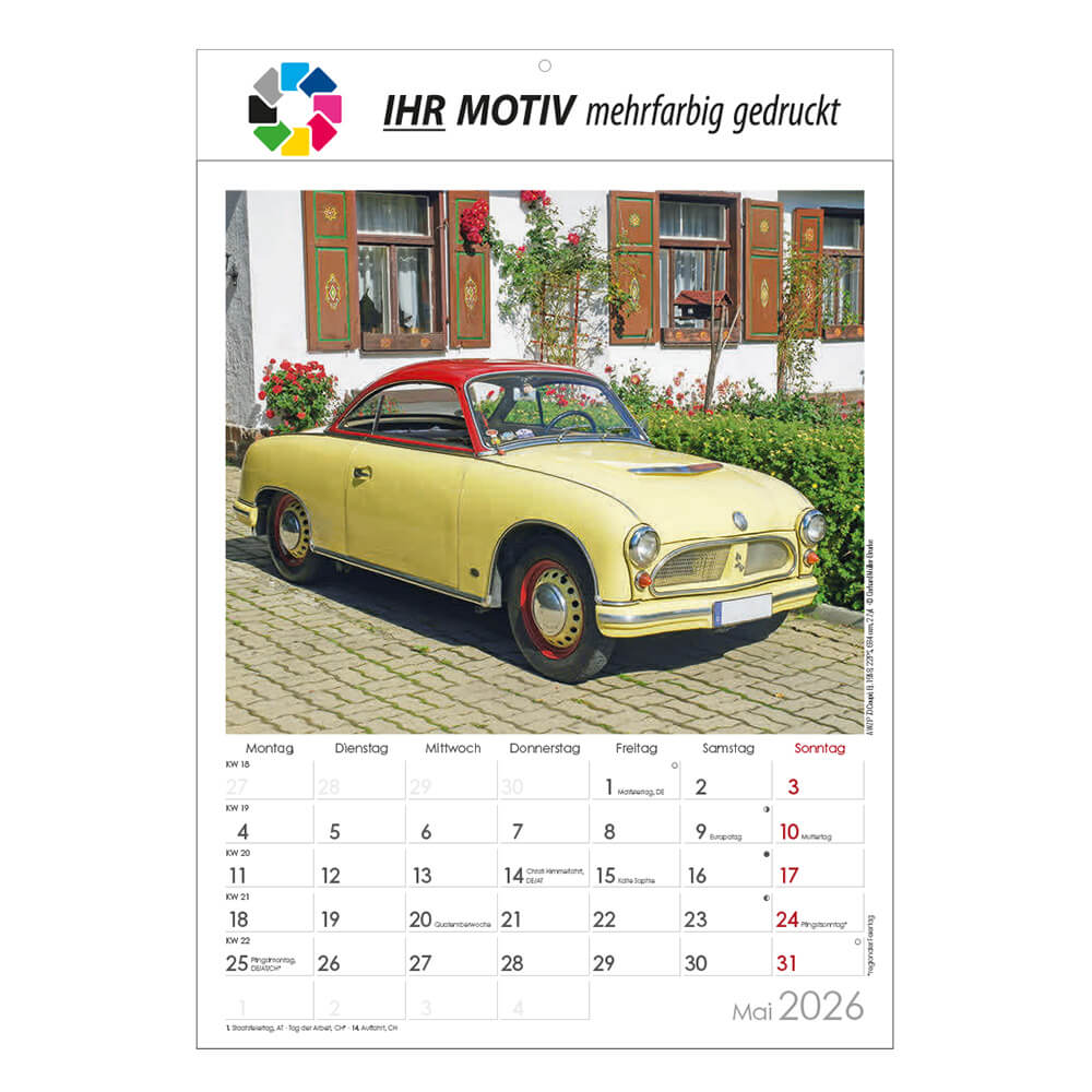 Kalender Oldtimer Monat Mai