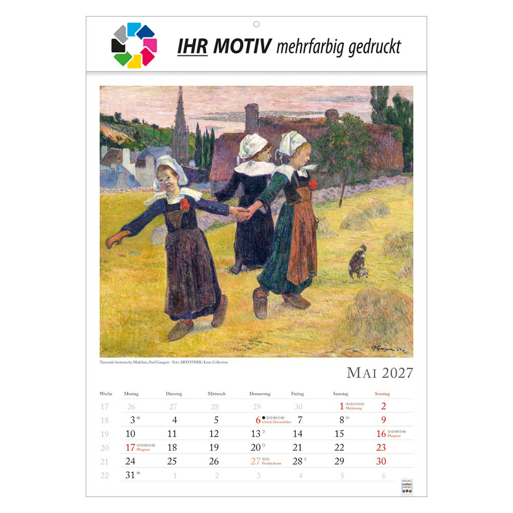 Bildkalender Kunstkalender, Ausgabe 2027 Monat Mai