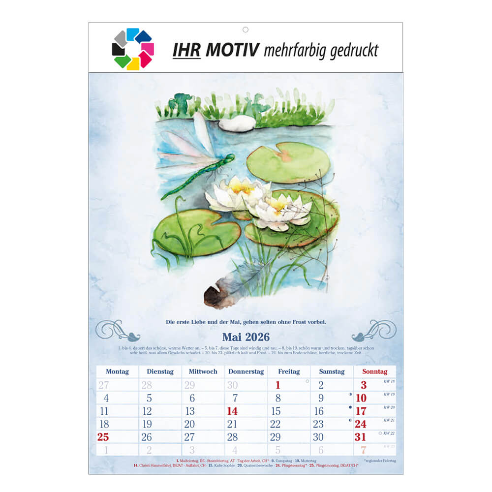 Bildkalender Der 100-Jährige Monat Mai