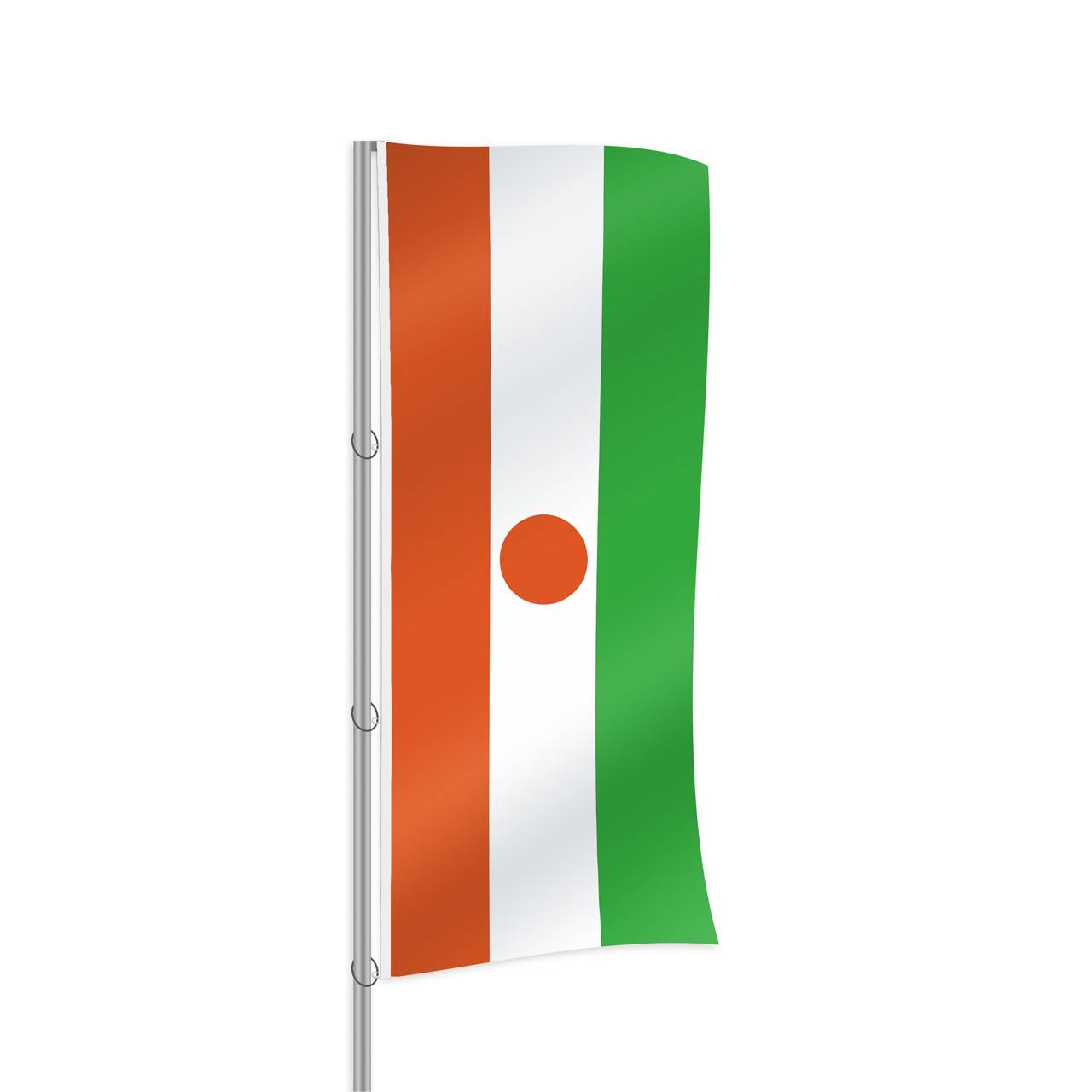 Niger Fahne im Hochformat kaufen
