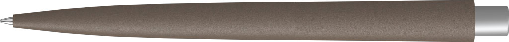 LUMOS STONE Druckkugelschreiber braun Clip hinten