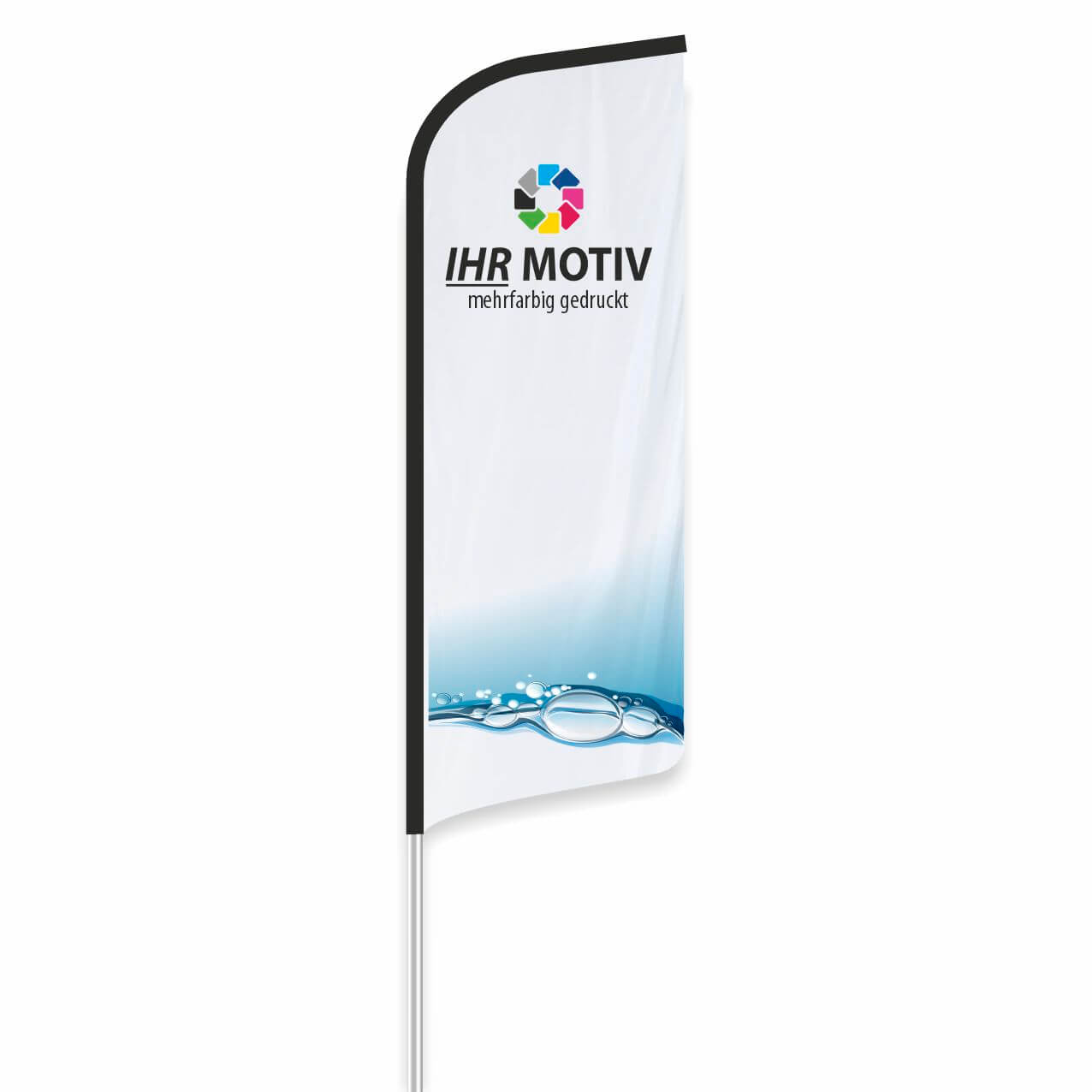 Vorschau: Beachflag, 90 x 264 cm Kasba