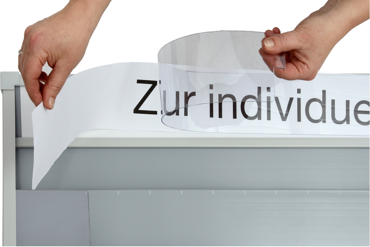 Vorschau: Planungstafel für DIN A5, mit 11 Reihen (10+1 Reihe)