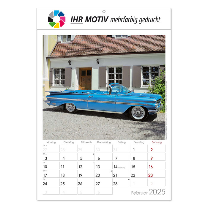 Vorschau: Bildkalender Oldtimer, Ausgabe 2026