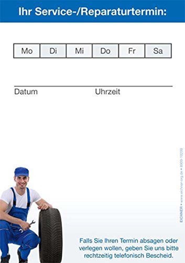 Vorschau: Terminzettel Service-Reparatur