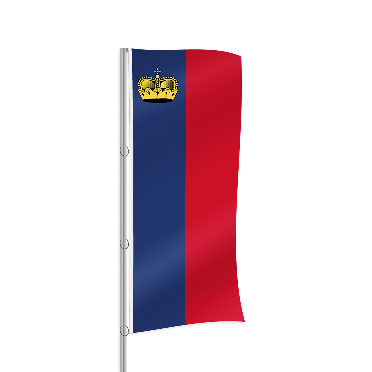 Liechtenstein Fahne im Hochformat kaufen