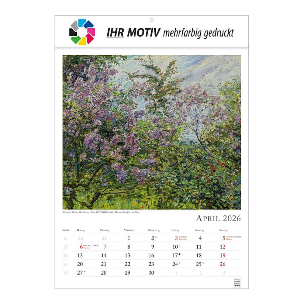 Bildkalender Kunstkalender Monat April