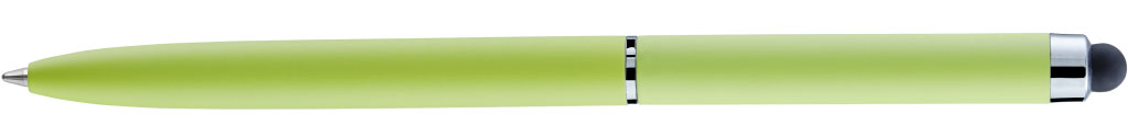 SKINNY TOUCH Druckkugelschreiber gelb Clip hinten