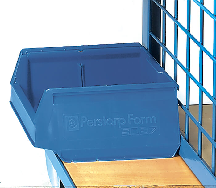 Vorschau: Fetra Sichtlagerkasten 300 x 230 x 150 mm blau, für Werkstückwagen