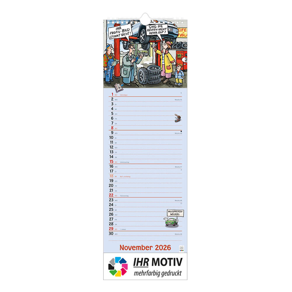 Werkstattkalender Monat November