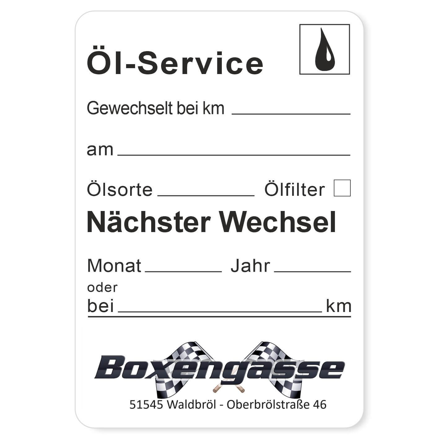 Öl-Service Beispiel 4